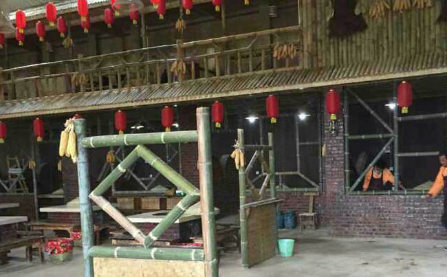柴火雞飯店竹子閣樓