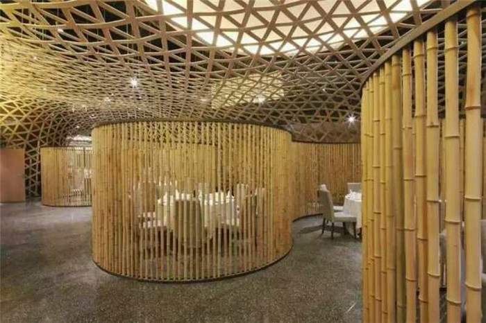 西雙版納走轉式竹藝餐廳裝修